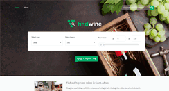 Desktop Screenshot of findwine.com